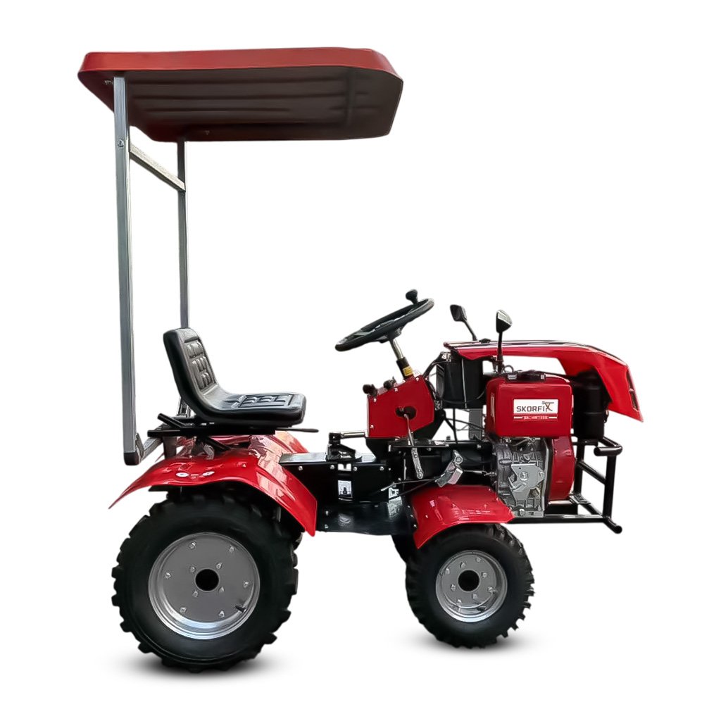 მინი ტრაქტორი 4X4-ზე SKORFI დიზელზე 15 ცხ.ძ. ელ. სტარტერით და განათებით - Image 6