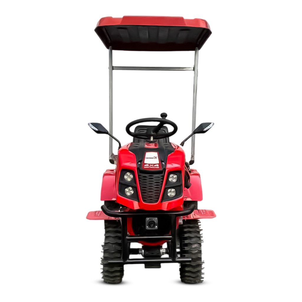 მინი ტრაქტორი 4X4-ზე SKORFI დიზელზე 15 ცხ.ძ. ელ. სტარტერით და განათებით - Image 2